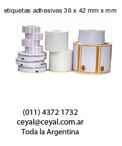 etiquetas adhesivas 36 x 42 mm x mm