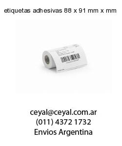 etiquetas adhesivas 88 x 91 mm x mm