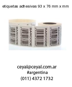 etiquetas adhesivas 93 x 76 mm x mm