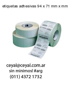 etiquetas adhesivas 94 x 71 mm x mm