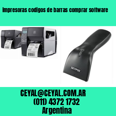 impresoras codigos de barras comprar software