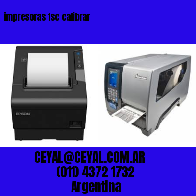 impresoras tsc calibrar