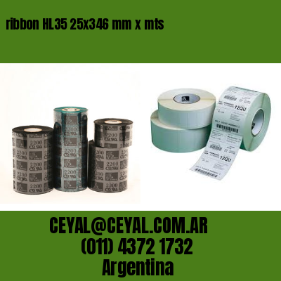 ribbon HL35 25×346 mm x mts