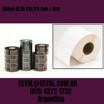 ribbon HL35 26×176 mm x mts