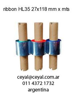 ribbon HL35 27x118 mm x mts