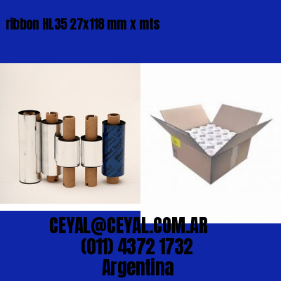 ribbon HL35 27×118 mm x mts