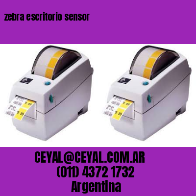zebra escritorio sensor