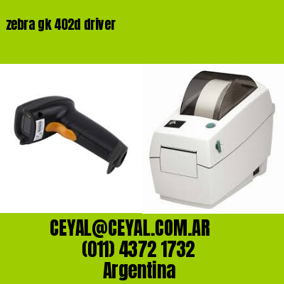 zebra gk 402d driver