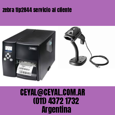 zebra tlp2844 servicio al cliente