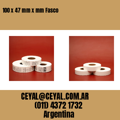 100 x 47 mm x mm Fasco