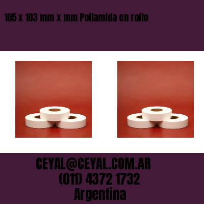 105 x 103 mm x mm Poliamida en rollo