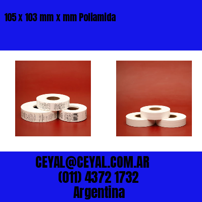 105 x 103 mm x mm Poliamida