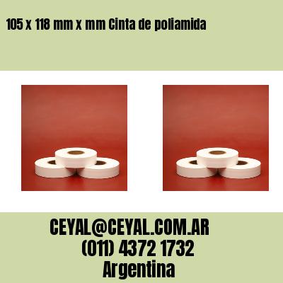 105 x 118 mm x mm Cinta de poliamida