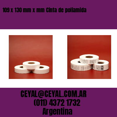 109 x 130 mm x mm Cinta de poliamida