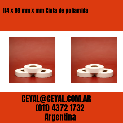 114 x 98 mm x mm Cinta de poliamida