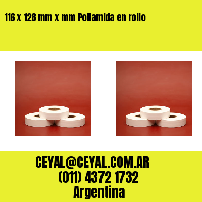 116 x 128 mm x mm Poliamida en rollo