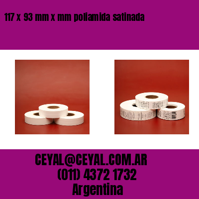 117 x 93 mm x mm poliamida satinada