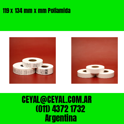 119 x 134 mm x mm Poliamida