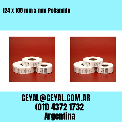 124 x 108 mm x mm Poliamida