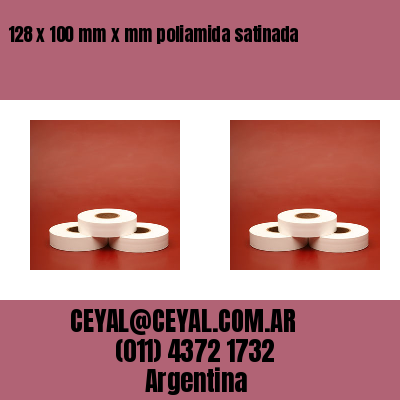 128 x 100 mm x mm poliamida satinada