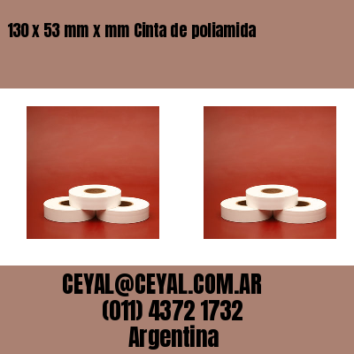 130 x 53 mm x mm Cinta de poliamida
