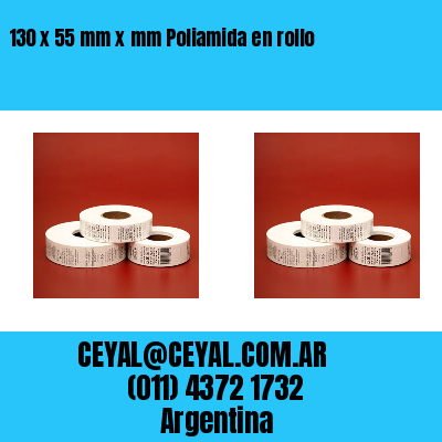 130 x 55 mm x mm Poliamida en rollo