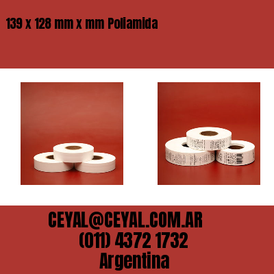 139 x 128 mm x mm Poliamida