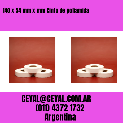 140 x 54 mm x mm Cinta de poliamida