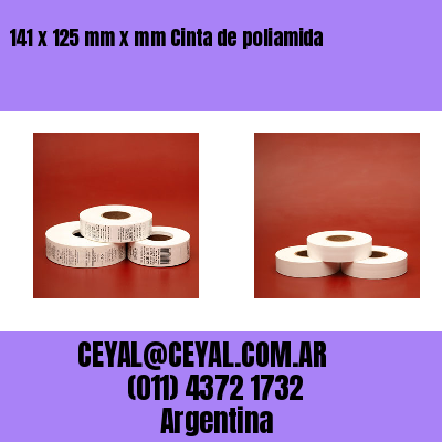 141 x 125 mm x mm Cinta de poliamida