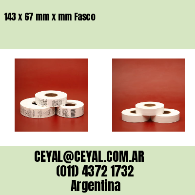 143 x 67 mm x mm Fasco