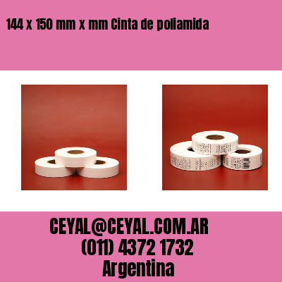 144 x 150 mm x mm Cinta de poliamida