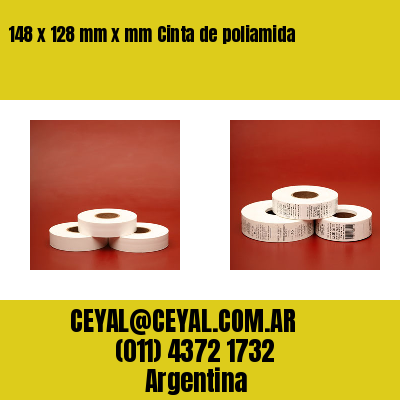 148 x 128 mm x mm Cinta de poliamida