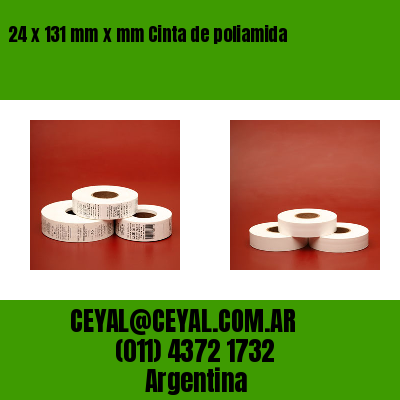 24 x 131 mm x mm Cinta de poliamida