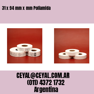 31 x 94 mm x mm Poliamida