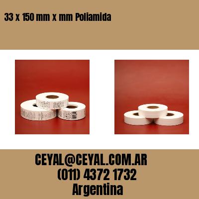 33 x 150 mm x mm Poliamida