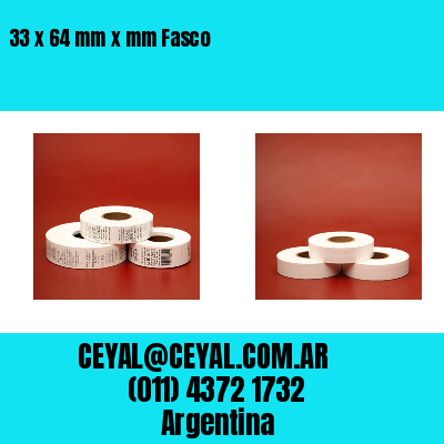 33 x 64 mm x mm Fasco