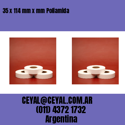 35 x 114 mm x mm Poliamida