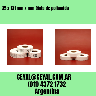 35 x 131 mm x mm Cinta de poliamida