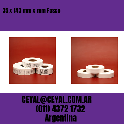 35 x 143 mm x mm Fasco