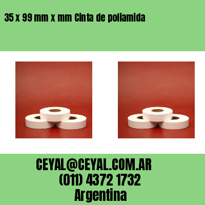 35 x 99 mm x mm Cinta de poliamida