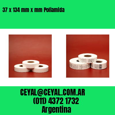 37 x 134 mm x mm Poliamida