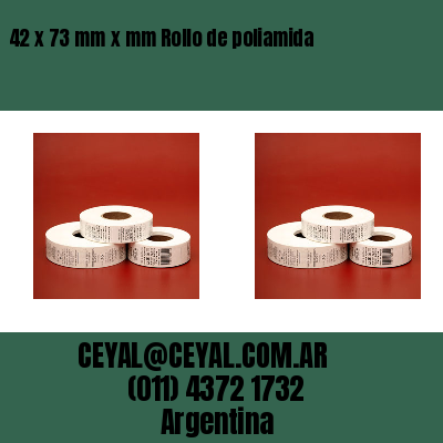 42 x 73 mm x mm Rollo de poliamida