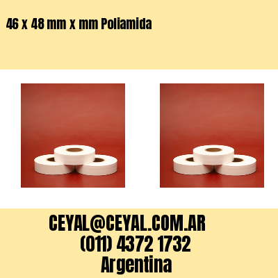 46 x 48 mm x mm Poliamida