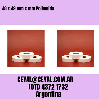 48 x 49 mm x mm Poliamida