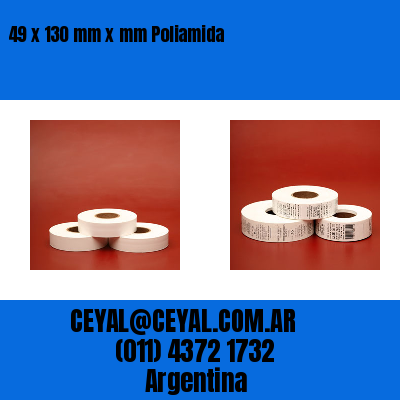49 x 130 mm x mm Poliamida