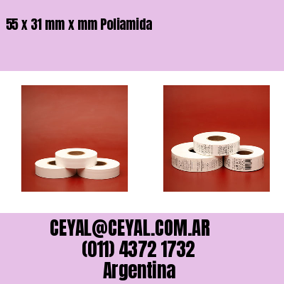 55 x 31 mm x mm Poliamida