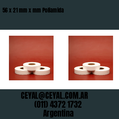 56 x 21 mm x mm Poliamida