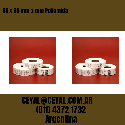 65 x 65 mm x mm Poliamida