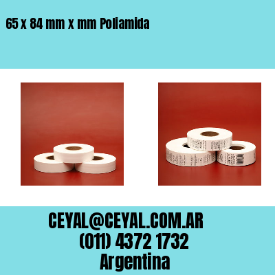 65 x 84 mm x mm Poliamida