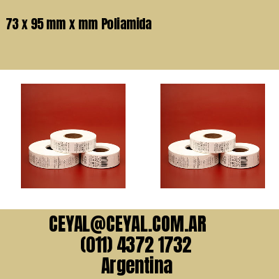 73 x 95 mm x mm Poliamida
